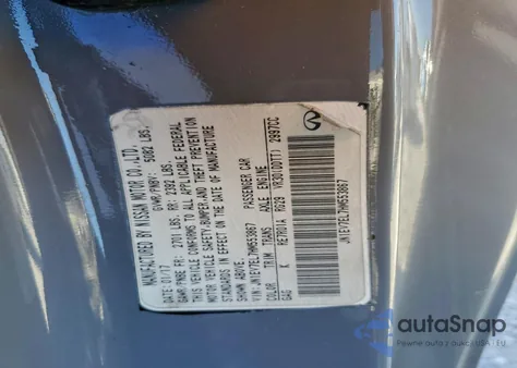 2017 Infiniti Q60 Premium z USA, uszkodzony, nr VIN JN1EV7EL7HM553867